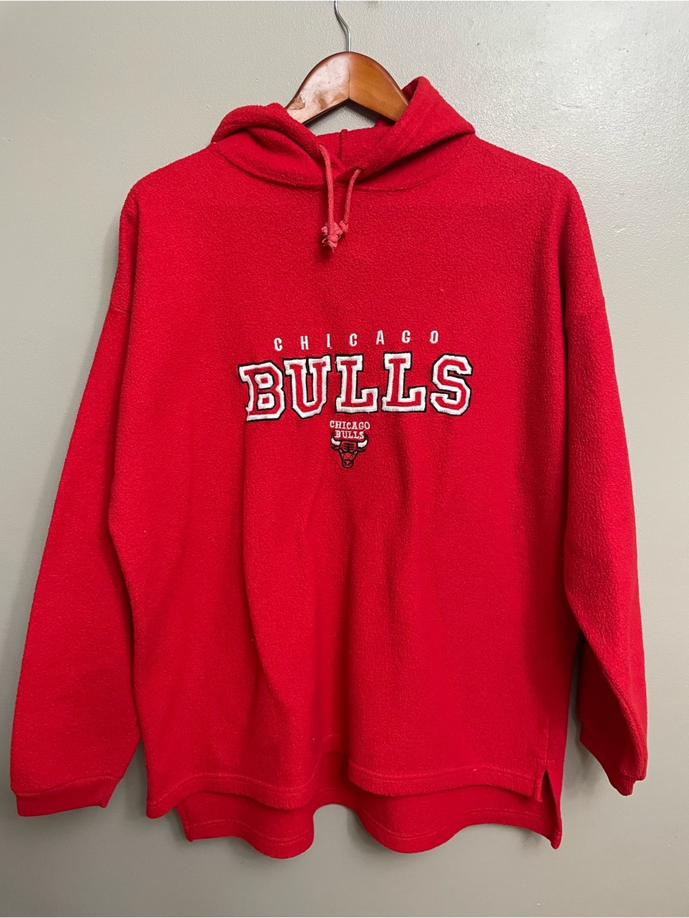Chicago Bulls Fleece Hoodie XL VINTAGE 1996 90s NBA ProEdge streetwear